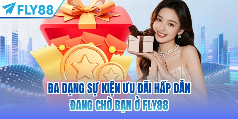 Đa dạng sự kiện ưu đãi hấp dẫn đang chờ bạn ở FLY88